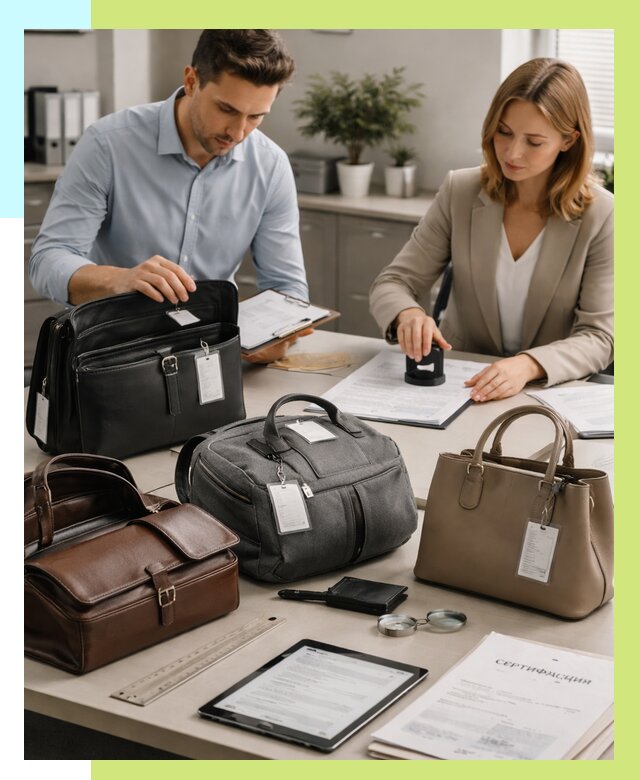 Сертификация сумок в Ухте от 7594 руб. | Алешин-Хта