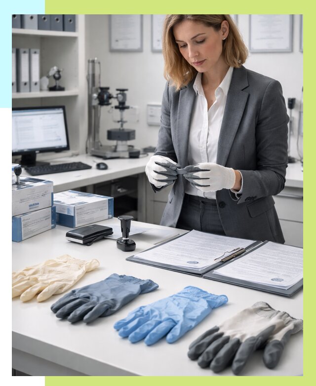 Сертификация перчаток в Ухте от 8606 р. | Алешин-Хта