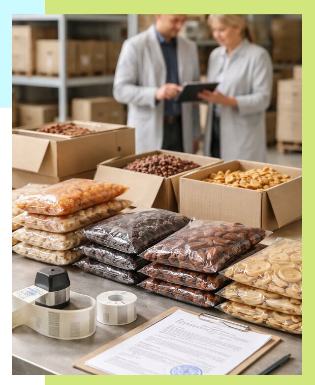 Сертификация сухофруктов в Ухте от 12150 р. | Алешин-Хта под ключ