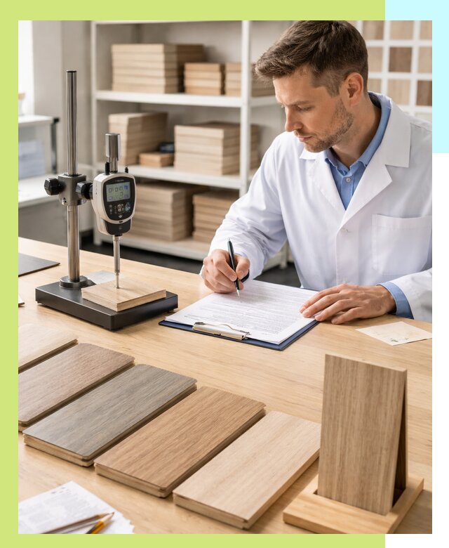 Сертификация ламината с испытаниями и оформлением документов в Ухте