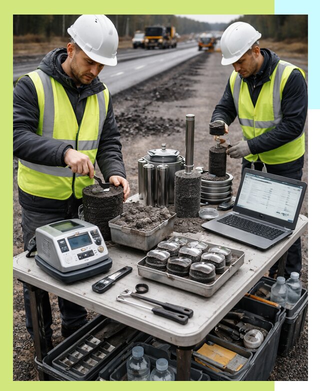 Сертификация асфальта: испытания и подтверждение в Ухте