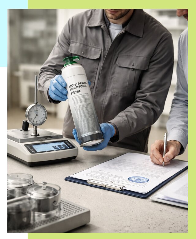 Сертификация монтажной пены в Ухте от 15188 р. | Алешин-Хта