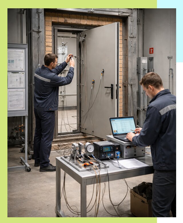 Сертификация противопожарных дверей в Ухте по ГОСТ и ТР