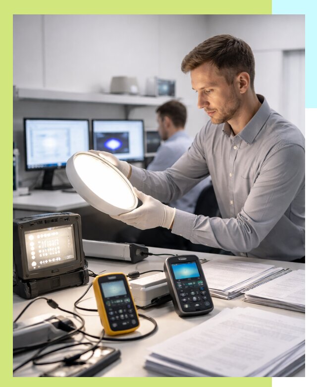 Сертификация светильников в Ухте: испытания и оформление