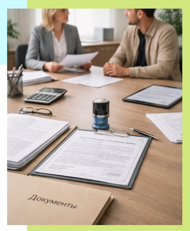 Сертификат соответствия на продукцию в Ухте от 15188 р.|Алешин-Хта