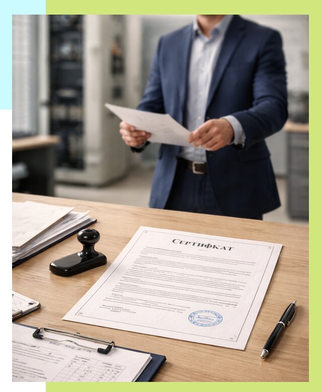 Сертификат на оборудование в Ухте от 15188 р. | Алешин-Хта