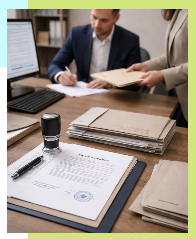 Отказное письмо для таможни в Ухте от 3038 р, Алешин-Хта