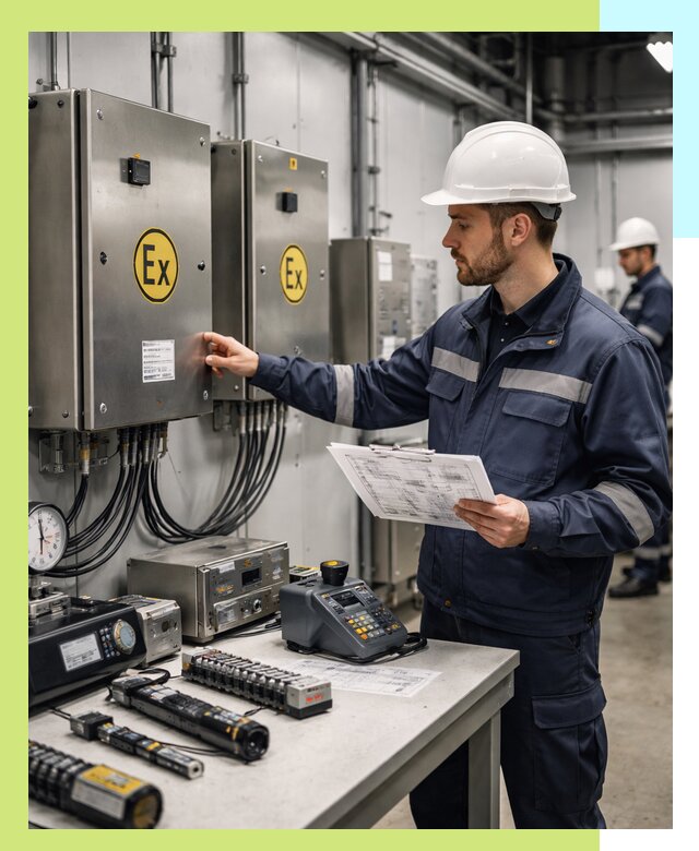 Сертификат взрывозащиты промышленного оборудования в Ухте