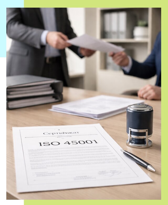 Сертификат ISO 45001 в Ухте под ключ от 45563 р. | Алешин-Хта