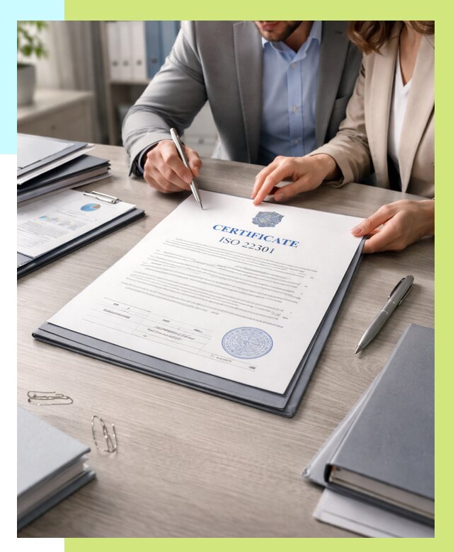 Сертификат ISO 22301 в Ухте от 45563 р. | Алешин-Хта срочно