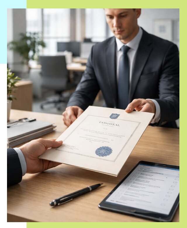 Сертификат ISO 30301 в Ухте от 35438 р. | Алешин-Хта - под ключ