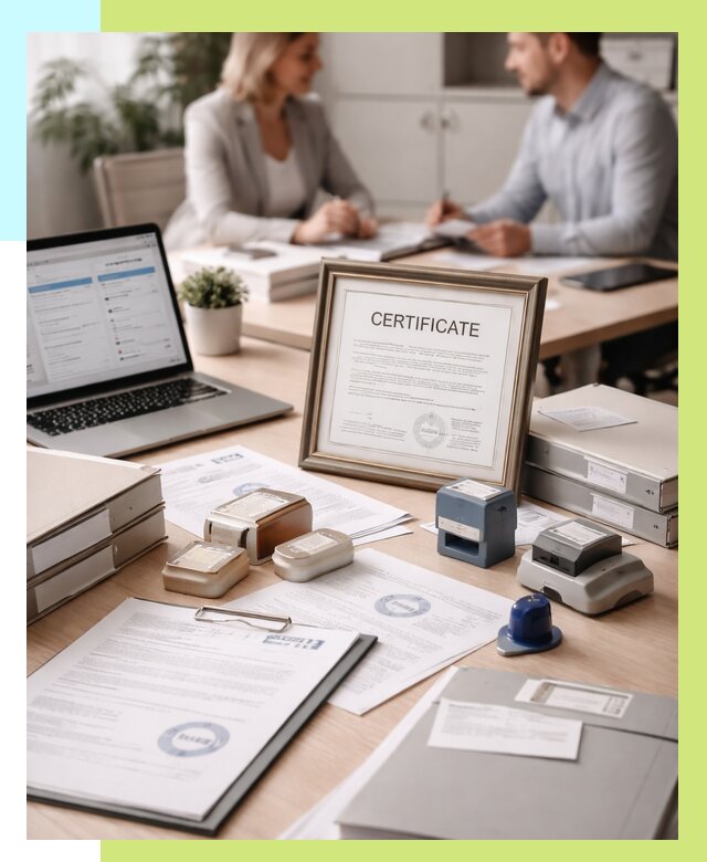 Сертификация компании в Ухте от 45563 р. | Алешин-Хта — заказ